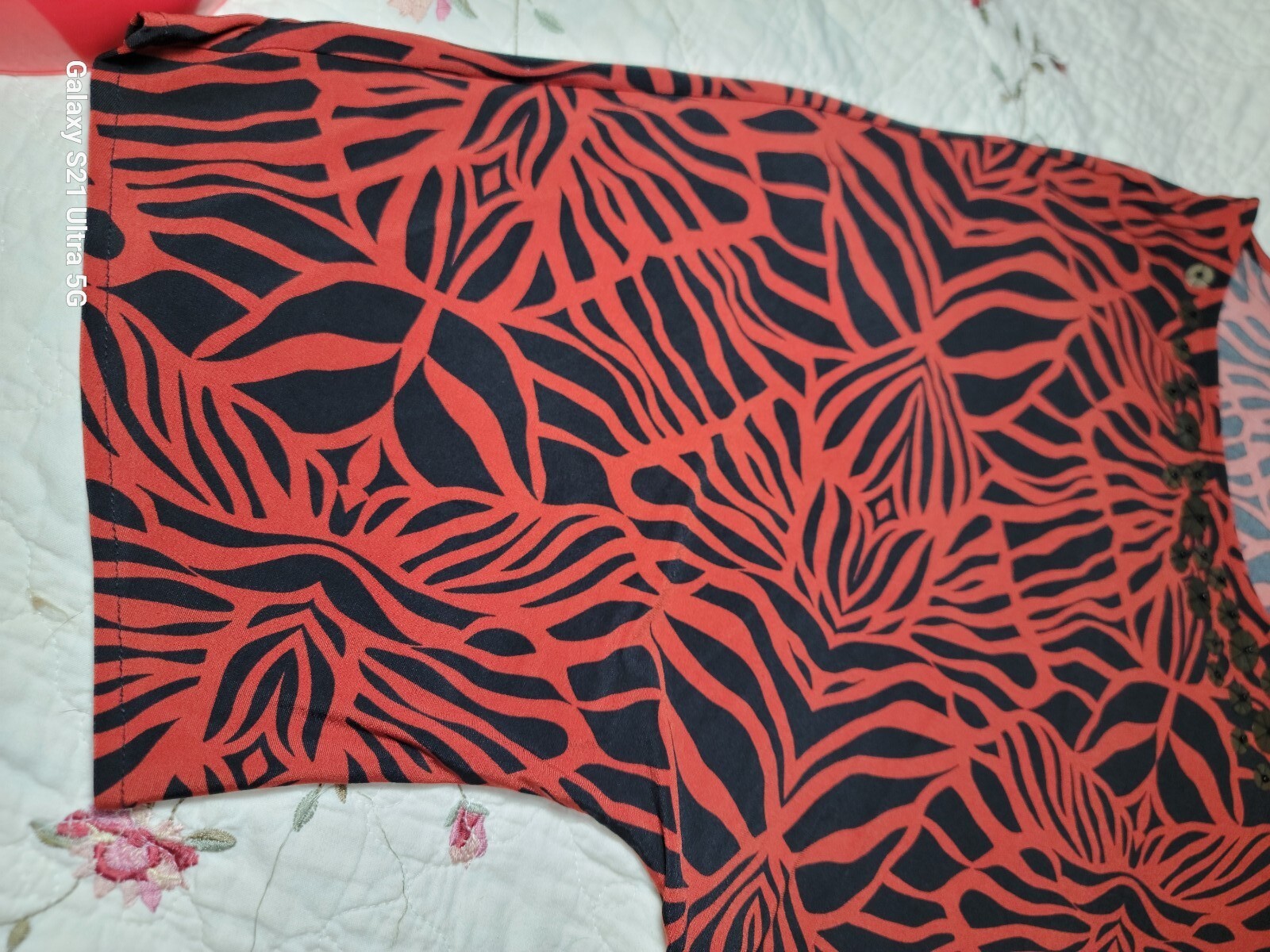 WOMENS SIZE L RUBY RD BLOUSSON PULLOVER BLOUSE RE… - image 13