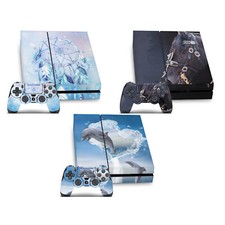 OFFICIAL SIMONE GATTERWE ART MIX VINYL SKIN FOR SONY PS4 CONSOLE  CONTROLLER
