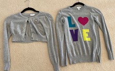 Children  s Place Girls Size 10/12 Sweaters Euc 