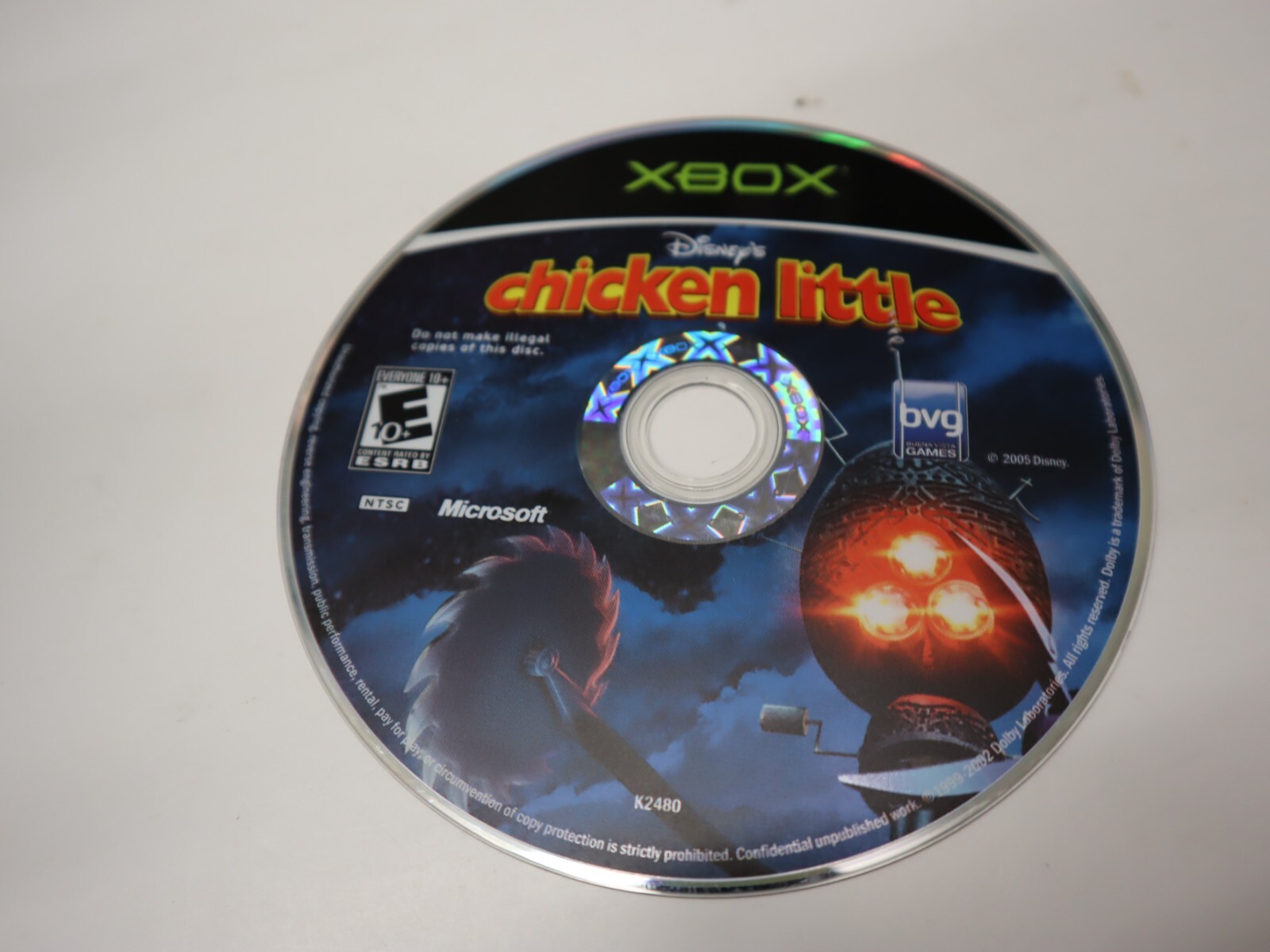 Disney's Chicken Little (Xbox 360, 2005) Disc Only 712725001889 eBay