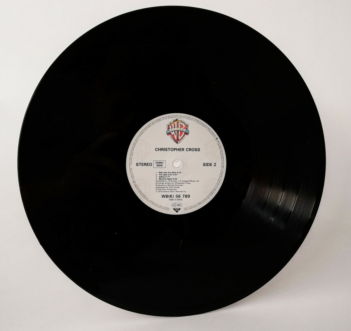 Christopher Cross - Christopher Cross - Music Vinyl Record Album