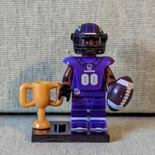 Baltimore Ravens Lamar Jackson Football Building Block Mini Figure
