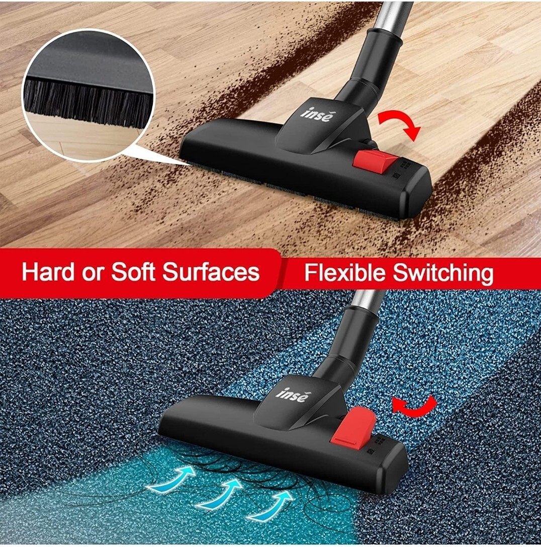 Inse I5 Vacuum Cleaner Floor Corded 18KPa Suction Stick Vacuum Upright