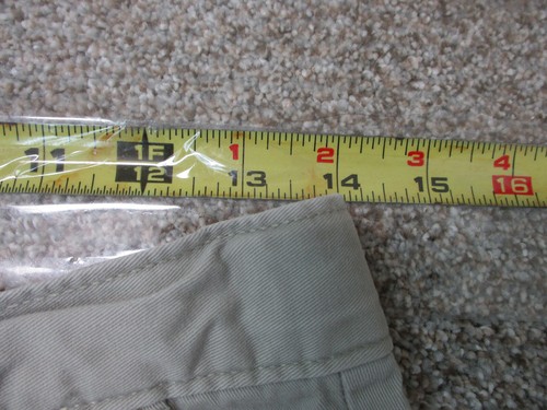 Izod Shorts 14H Husky Youth Size Beige Casual Chino Flat Front Pockets Logo Boys - Picture 9 of 11
