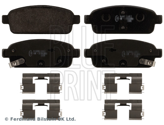 Blue Print ADG042123 Brake Pad Set, Disc Brake For Chevrolet Opel Vauxhall-image