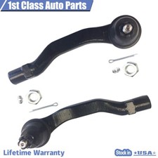2pc Front Suspension Tie Rod Ends for 92-01 Acura El Integra Honda CR-V