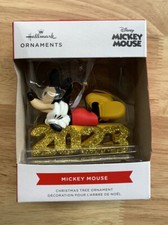 Hallmark Ornaments 2023 Disney Mickey Mouse - NIB
