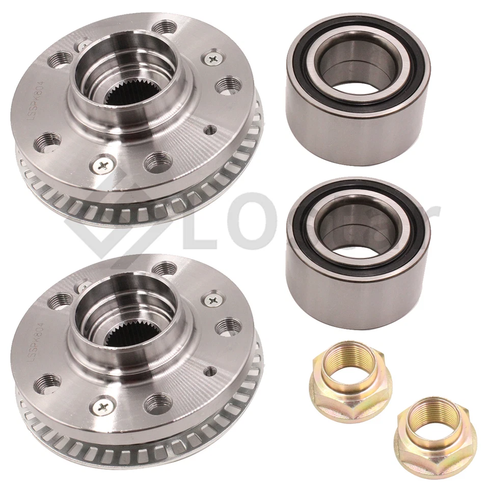 Pair(2) Front Wheel Hub & Bearing Fits Volkswagen Golf Jetta Passat Corrado 2.8L - Imagem 3 de 3