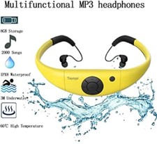 Swimming IPX8 Waterproof Mp3 Headset Music Player 8GB Memory Sports Earphones