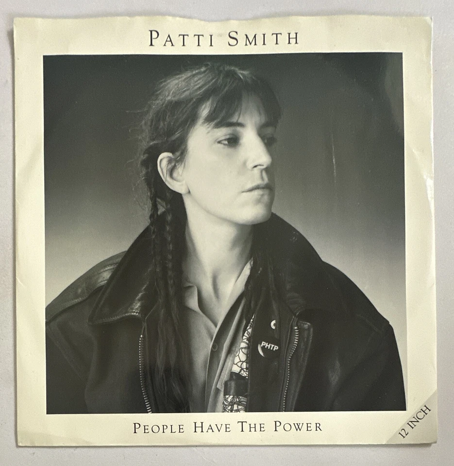 Patti Smith – People Have The Power 12 " vinyl record in picture sleeve 1988 EX - Image 2 of 4