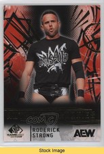 2025 SP Game Used AEW Authentic Rookies Red Roderick Strong #86 READ ob9