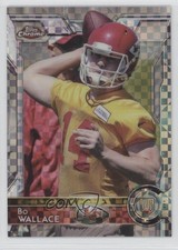 2015 Topps Chrome Rookies Retail X-Fractor Bo Wallace #188 1u6