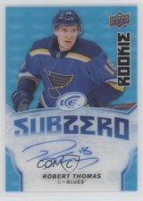 2018-19 Upper Deck Ice Sub Zero Rookie Blue Auto Robert Thomas #SZ-34 Auto 2o7