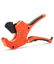 Bates- PVC Pipe Cutter, Cuts up to 2-1/2", Orange Ratcheting PVC Pipe Cutter Too