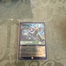 Disney Lorcana Wilds Unknown Legendary Foil Buzz Lightyear Jungle Ranger 91/204