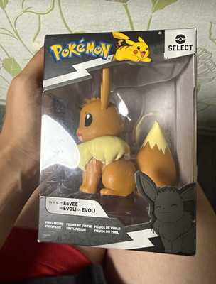 Jazwares Pokémon Select Vinylfigur in Box Auswahl Pikachu, Eevee, Mimikyu