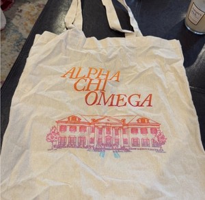 Alpha Chi Omega Tote Bag