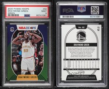 2020-21 Panini NBA Hoops Green /99 Draymond Green #92 PSA 9 MINT