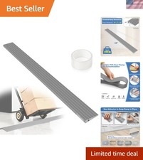 Versatile Rubber Threshold Ramp - Safe 2200 lbs Capacity for Wheelchairs  More