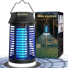 Bug Zapper Outdoor, Mosquito Zapper with LED Light, Fly Zapper Outdoor Indoor...