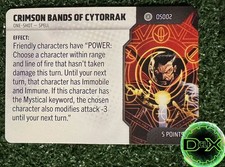 Marvel Heroclix Crimson Bands of Cytorrak OS002 One Shot Card Strange Tales Set