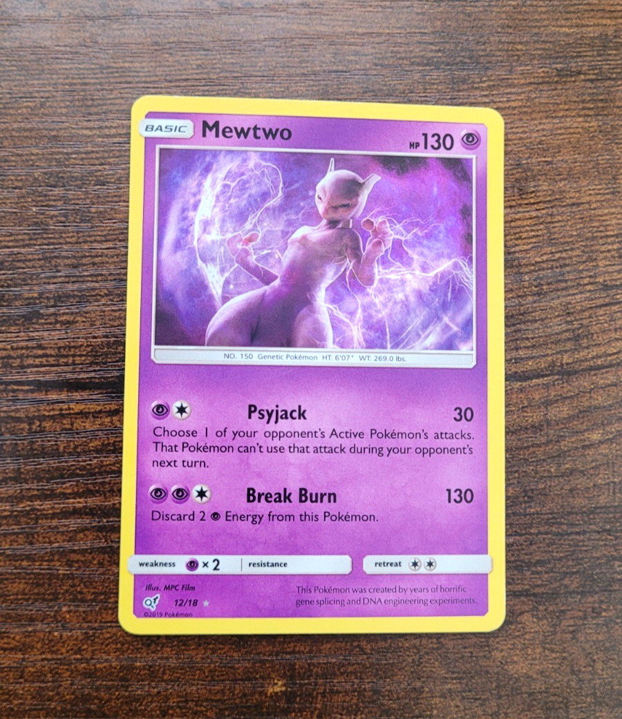 Pokemon - Mewtwo 12/18 Detective Pikachu - Holo LP