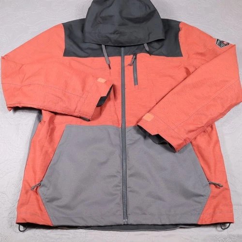 686 SMARTY 3-in-1 InfiDRY Jacket Mens Large Orange Gray Ski Snowboard Coat - product listing photo