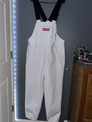 supreme White overalls