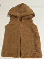 Isaac Mizrahi Kids Brown Hooded Vest