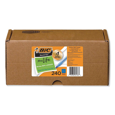 Bic Round Stic Ballpoint Pen Gsm240Be