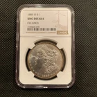1885-O U.S. MORGAN SILVER DOLLAR - UNC DETAILS - NGC GRADED!