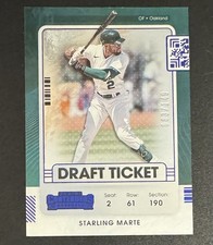 Starling Marte 2021 Panini Contenders Blue Draft Picket /149 #52 - Oakland A’s