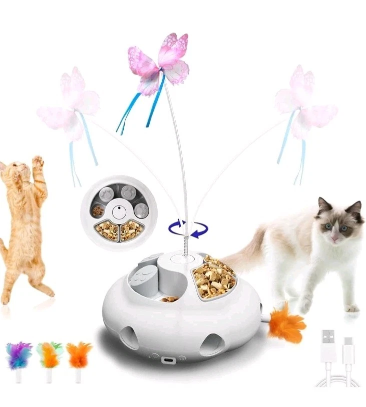 Interactive Cat Toys for Indoor Cats ElectronicAutomatic Cat Toys Interactive...