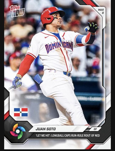 2026 Topps Now WBC-16 Juan Soto