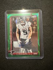 2025 Topps Chrome Drake London Green Auto /99 Refractor