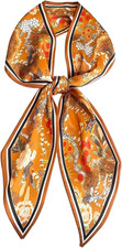 Head Scarf Hair Neck Scarves For Women Purse Bag Scarfs For Handbags Silky Long