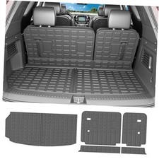 7 8 Seats Cargo Mat Compatible with 2024 2025 Chevy Traverse Trunk Mat GMC