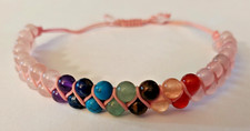 Gemstone Beaded Pink Bracelet