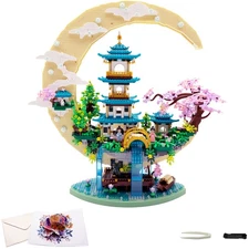 4288 PCS Cherry Blossom Tree Building Set for Adults Teens Japanese Sakura Mi...