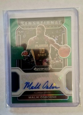 Malik Osborne Green Prizm 2022 Panini Prizm Draft Picks #SS-MOS