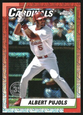 2025 Topps '90 Topps Silver Pack Chrome #T90C99 Albert Pujols | eBay