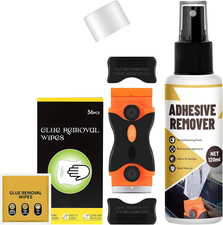 Label Remover + Adhesive Remover Wipes, Sticker Remover, Sticky Stuff Remover UK