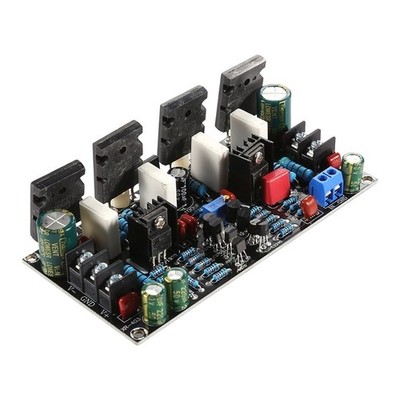 200W Audio Board Single Channel Black PCB Dual Voltage DC 20 to 90 Volts