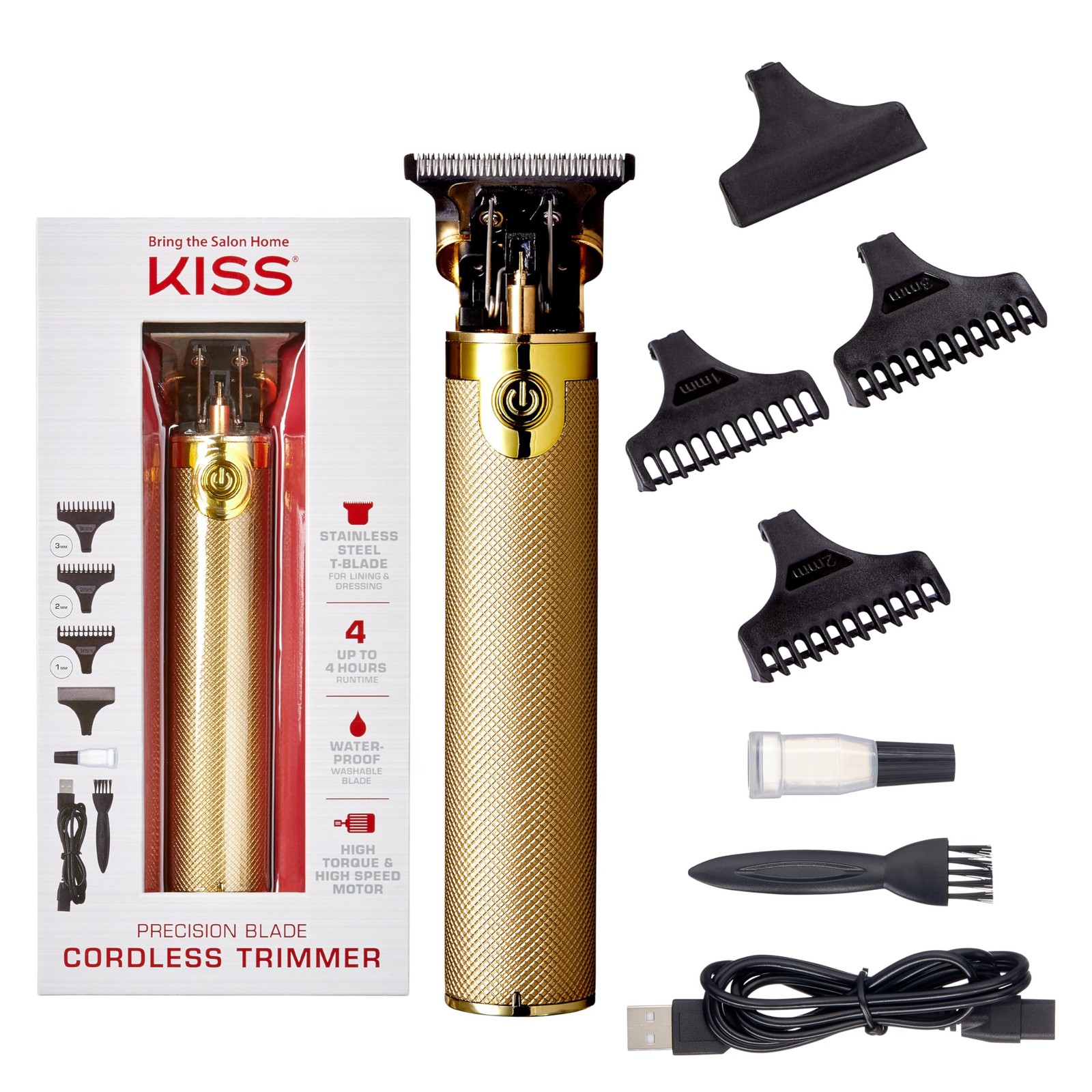 Precision Blade Cordless Trimmer with Stainless Steel T-Blad