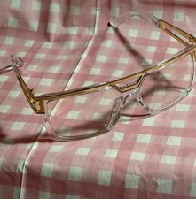 Gold/Clear Aviator Eyeglasses Full Rim Plastic Metal Frames 18011 62 18- 131