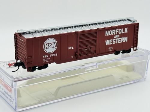 Acopladores de nudillos escala N Atlas Norfolk y Western 50’ SD Boxcar 55915 | Condition: Used