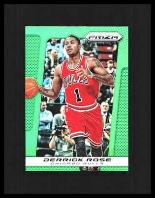 2013-14 Derrick Rose - Panini Green Prizm #96 Chicago Bulls 