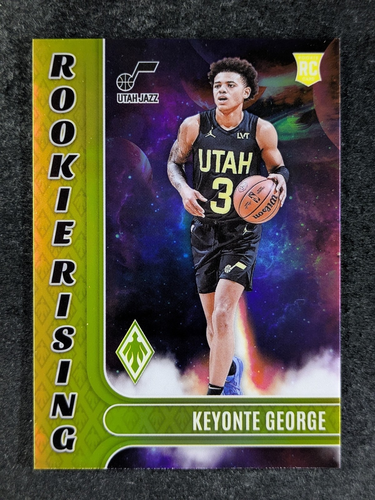 2023-24 Panini Phoenix KEYONTE GEORGE 12/35 RC Yellow Rookie Rising #2