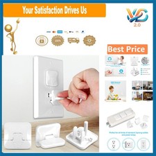 Mom's Choice Gold Outlet Covers 45 Pack Childproof Hidden Pull Handle Reusable