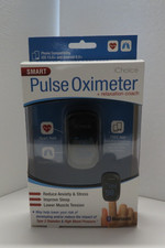 Nowy inteligentny pulsoksymetr iChoice serce tlen uspokaja stres bluetooth niepokój